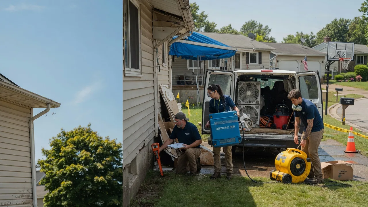 Ceiling Leak Cleanup in Mindoro, WI near me